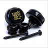 Стреплок замок-фиксатор ремня Ernie Ball 4601 Super Locks Black комплект из 2 штук, черный