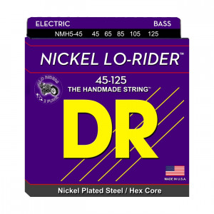 DR NMH5-45 NICKEL LO-RIDER 45-125 струны для бас-гитары