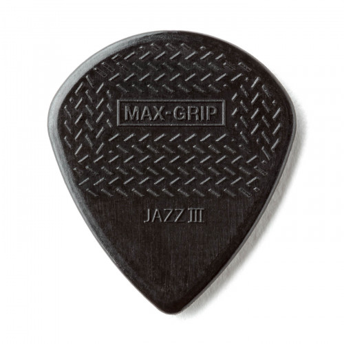 Медиатор Dunlop 471 Max-Grip Stiffo Jazz III 1.38 мм черные 1 шт (471R3S)