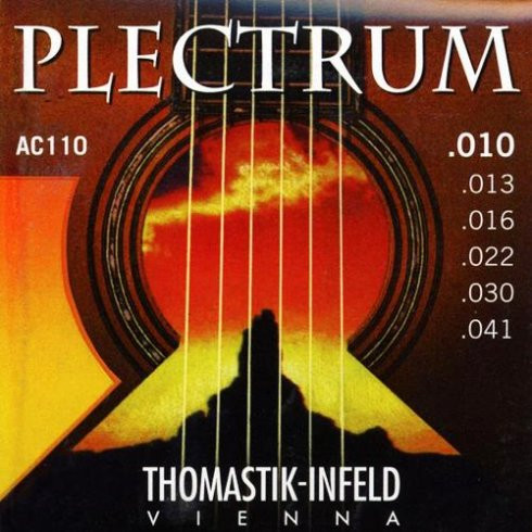 Струны для акустической гитары Thomastik AC110 Plectrum 10-41