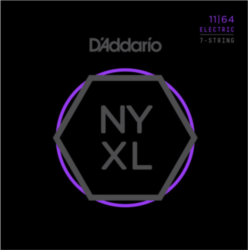 Струны для электрогитары D'Addario NYXL1164 7-String Medium 11-64 NYXL