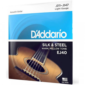 D'Addario EJ40 - комплект струн для акустической гитары 11-47