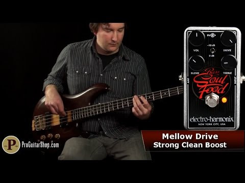 Electro-Harmonix Bass Soul Food басовая, гитарная педаль овердрайв Видео