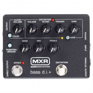 Dunlop MXR bass d.i.+ M80 басовая педаль дисторшн