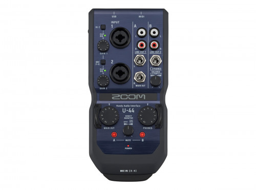 Zoom U-44 ручной аудиоинтерфейс
