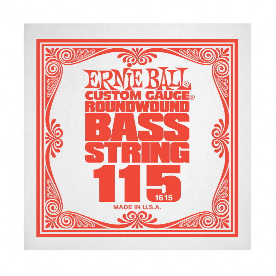 Ernie Ball 1615 струна для бас-гитары, никель, калибр .115
