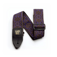 Ernie Ball 4164 жаккардовый ремень с рисунком Purple Paisley