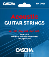 Cascha HH-2051 комплект струн для акустической гитары (11-50)