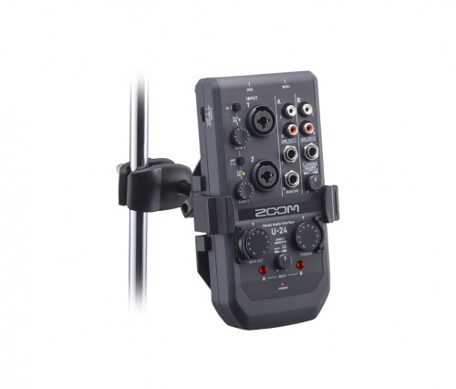 Zoom AIH-1 кронштейн для закрепления на микрофонной стойке аудиоинтерфейсов U-серии