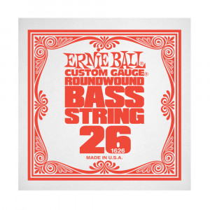 Ernie Ball 1626 струна для бас-гитары, никель, калибр .026