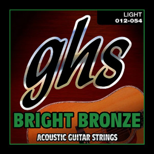 GHS BB30L Bright Bronze струны для акустической гитары, 12-54