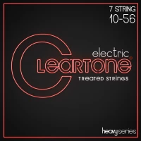 Cleartone 9410-7 Heavy Series струны для электрогитары, никелированные, с покрытием, 10-56