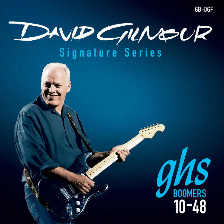 GHS Boomers David Gilmour Blue GB-DGF Nickel Plated Steel 10-48 струны для электрогитары