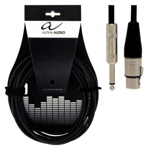 Alpha Audio Pro Line кабель микрофонный XLR(f)xTS, 3 м