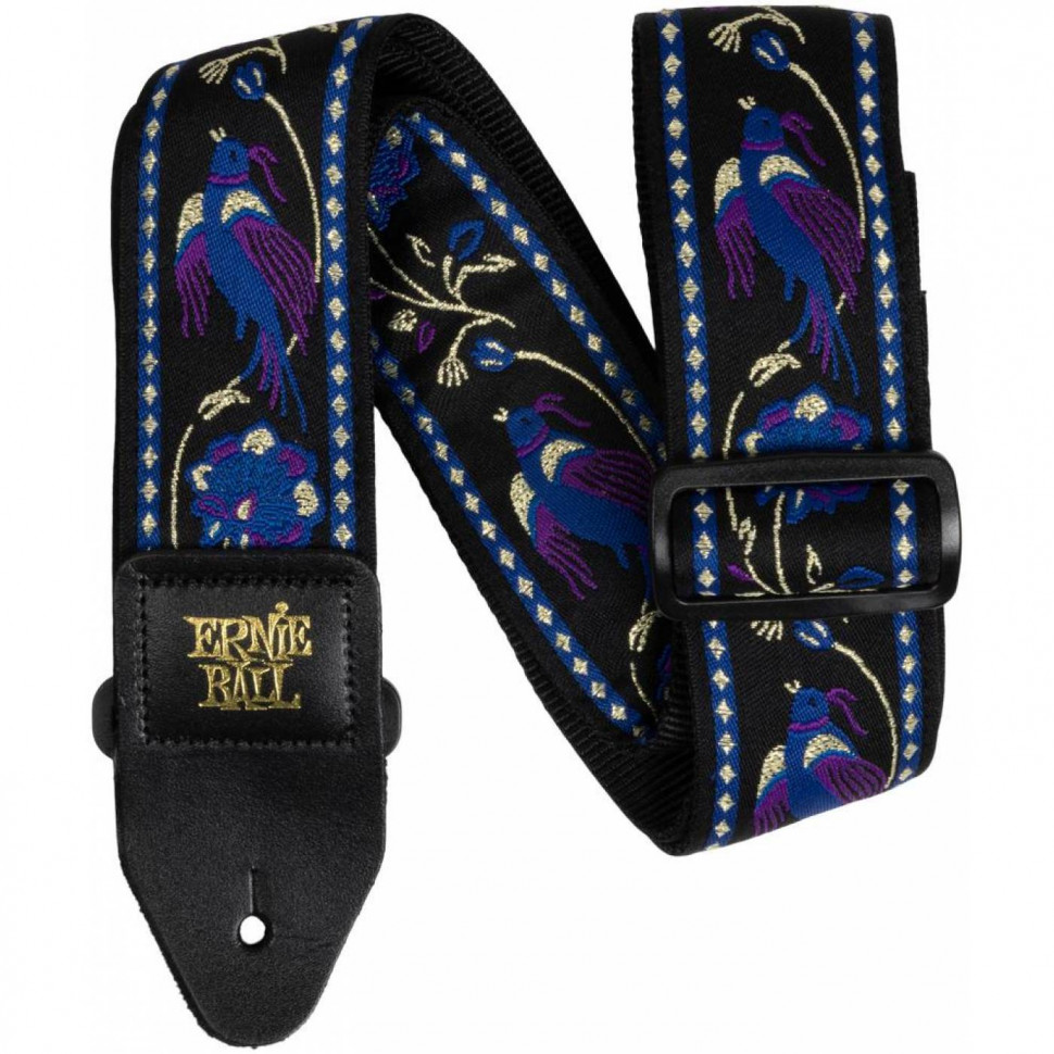 Ernie Ball 5371 Jacquard Purple Pleasant Pheasant ремень для гитары	