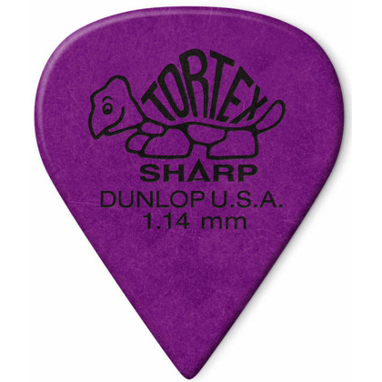 Медиаторы Dunlop 412P1.14 Tortex Sharp 1,14 мм набор из 12 шт