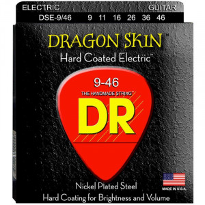 DR Strings DSE-9/46 Dragon Skin Clear Coated Electric 9-46 струны для электрогитары