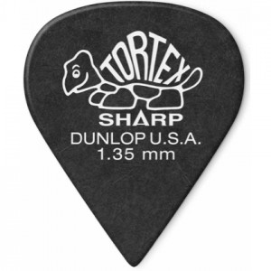 Медиаторы Dunlop 412P1.35 Tortex Sharp 1,35 мм набор из 12 шт