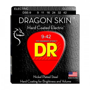 DR DSE-9 DRAGON SKIN Clear Coated Electric 9-42 струны для электрогитары
