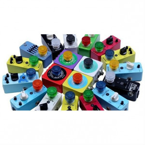 Упаковка цветных "крышек" для кнопок педалей Mooer FT-MX, 10шт