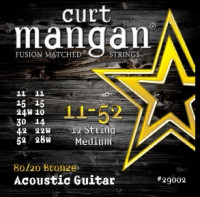 Струны для акустической гитары Curt Mangan 80/20 Bronze 11-52 12 String Medium 29002