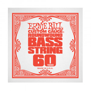 Ernie Ball 1660 струна для бас-гитары, никель, калибр .060