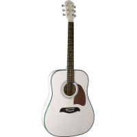 Oscar Schmidt OG2 WH (A) электроакустическая гитара, цвет белый