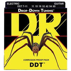 DR Strings DDT7-11 Drop-Down Tuning Electric 11-65 7-String струны для электрогитары