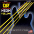DR NYB-50 HI-DEF NEON™ струны для 4-струнной бас- гитары, с люминесцентным покрытием, жёлтые 50 - 110