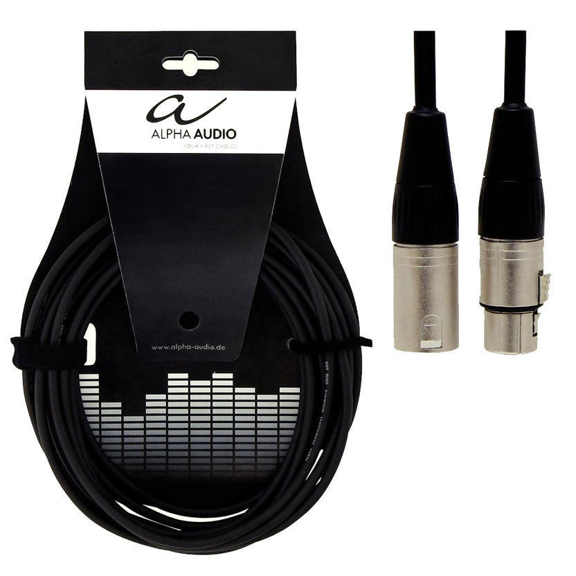 Alpha Audio Pro Line кабель спикерный XLR(п)xXLR(м), Neutric, 6 м