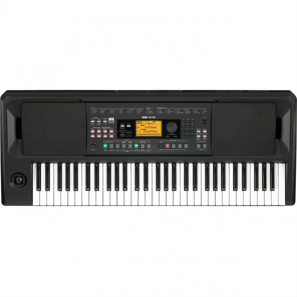 Korg EK-50 L синтезатор с автоаккомпаниментом 61 клавиша, подставка для нот