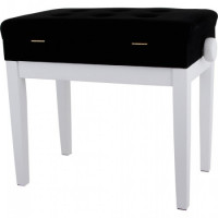 Gewa Piano bench Deluxe Compartment White matt банкетка для пианино