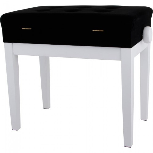 Gewa Piano bench Deluxe Compartment White matt банкетка для пианино Gewa Piano bench Deluxe Compartment White matt банкетка для пианино