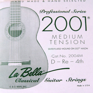 La Bella 2004M отдельная 4я струна для гитары посеребреная