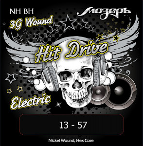 Мозеръ NH-BH Hit Drive комплект струн для электрогитары (13-57)