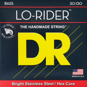 DR MH6-130 LO-RIDER™ - струны для 6-струнной бас-гитары, нержавеющая сталь, 30 - 130
