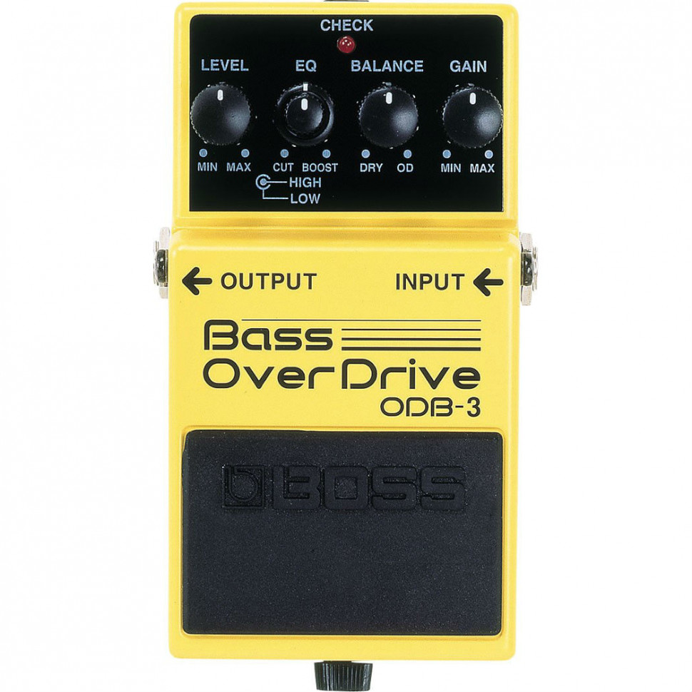 Boss ODB-3 гитарная педаль овердрайв для бас-гитары