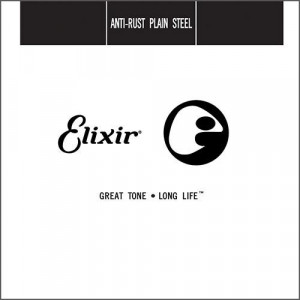 Elixir 13015 Anti-Rust Отдельная струна для гитары, сталь, .015