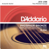 D'Addario EJ24 Phosphor Bronze Acoustic True Medium, 13-56 струны для акустической гитары