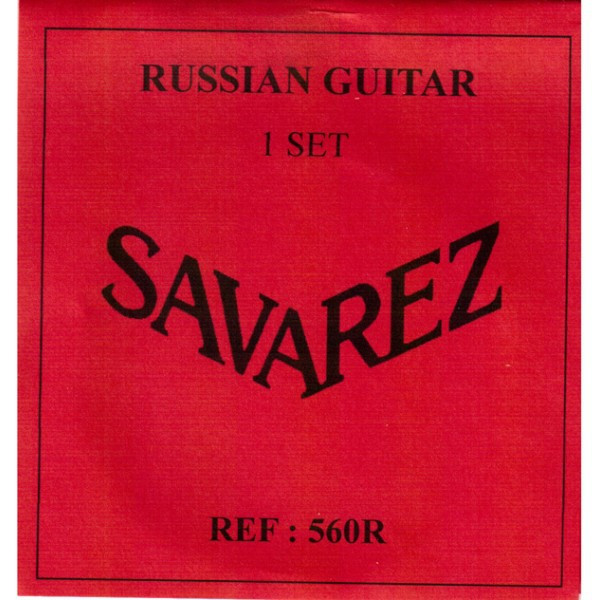 Savarez 560R струны для русской семиструнной классической гитары, посереберенные