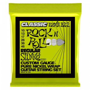 Струны для электрогитары Ernie Ball 2251 Regular Slinky Classic Rock N Roll Pure Nickel 10-46