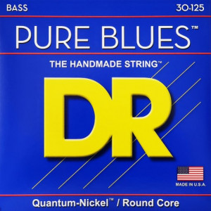 DR PB6-30 PURE BLUES™ - Quantum Nickel™ струны для 6-струнной бас-гитары, никель, 30 - 125