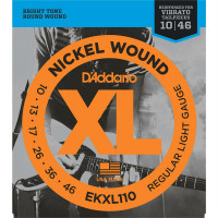 Струны для электрогитары D'Addario 10-46 EKXL110 Nickel Wound