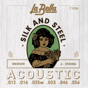 La Bella 710M Silk and Steel комплект струн для акустической гитары (12-56)