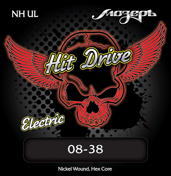 Мозеръ NH-UL Hit Drive Ultra Light комплект струн для электрогитары (8-38)