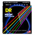 DR NMCA-10 HI-DEF NEON™ струны для акустической гитары, с люминесцентным покрытием, разноцветные 10 - 48