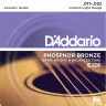 D'Addario EJ26 Phosphor Bronze Acoustic Custom Light, 11-52 струны для акустической гитары