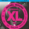 ​Струны для бас-гитары D'Addario EXL170 Nickel Wound Light 45-100, Long Scale