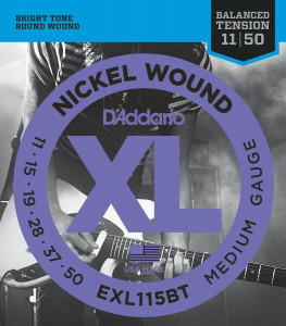​Струны для электрогитары D'Addario EXL115BT Balanced Tension Medium Nickel Wound 11-50