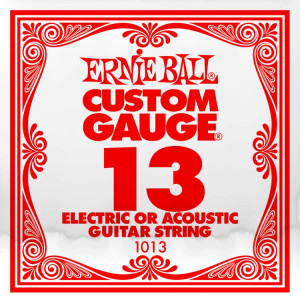 ​Одиночная струна для электро и акустической гитары Ernie Ball 1013, 13